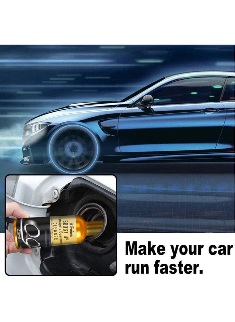 RAYHONG Car cleaner catalytic converter cleaner reduce fuel consumption and odor multi-purpose engine boost cleaner free easy to clean exhaust gas removal carbon cleaning agent 120ml  - Image 4