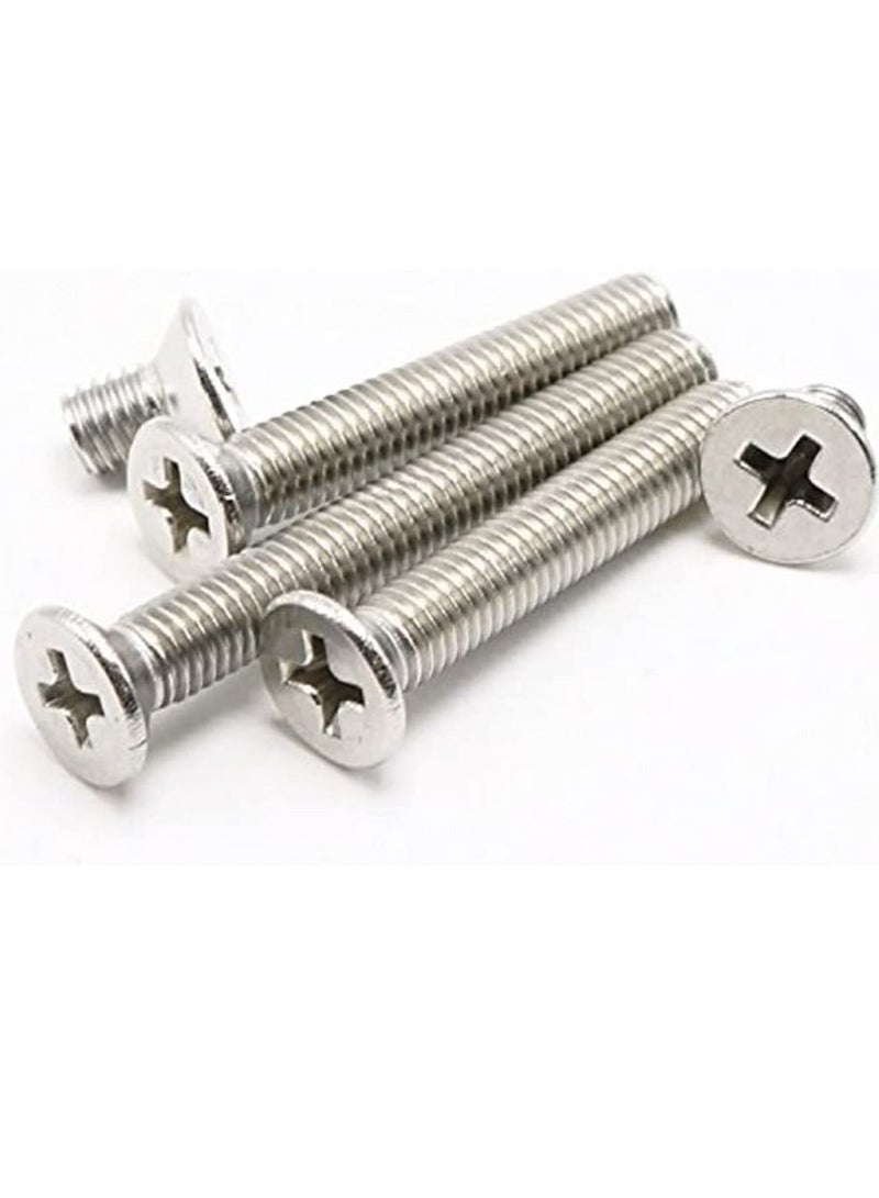 RACO Machine Screws/Bolts Stainless Steel Round Head Phillips Screws Muliti Purpose Use (100, 5x40mm) - Image 1