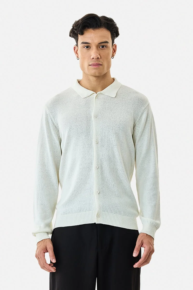 سنيتش كارديجان بأزرار وأكمام كاملة