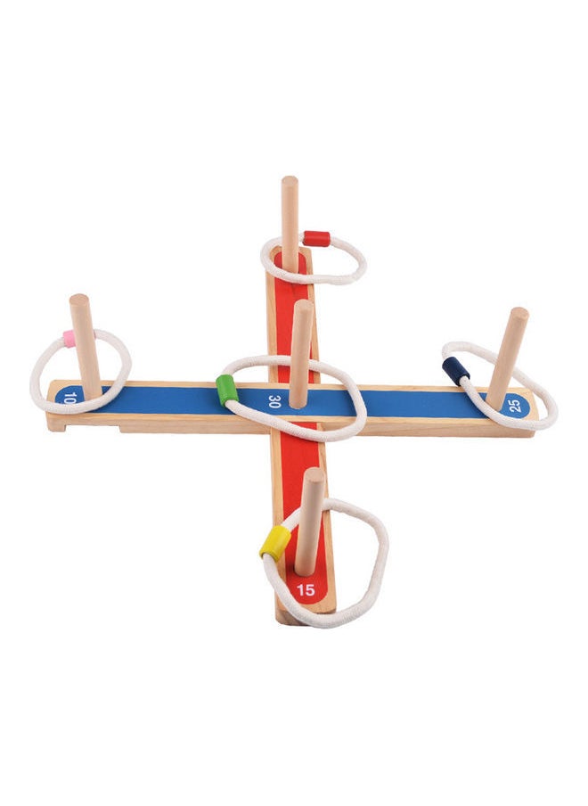 نيبمينينت Wooden Platform Ring Throwing Game  - Image 4