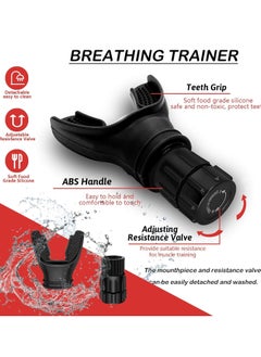 Fanski Spirometry Breathing Exercise Device, Lung Exerciser Device with Adjustable Resistance, Boost Lung Capacity & Abdominal Strength, Inspiratory Muscle Trainer Device O2 Lung Trainer  - Image 5