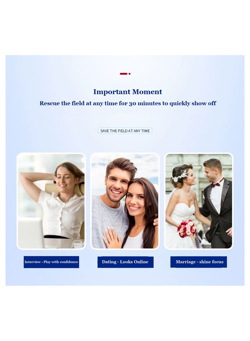 VILILY 28 Pcs 3D White Teeth Whitening Strip Dental Whitening Kit 100% Genuine Branded for Express Fast Result Treatments Professional Whitener Enamel & Stains Removal | Unisex 14 Pairs - Image 5