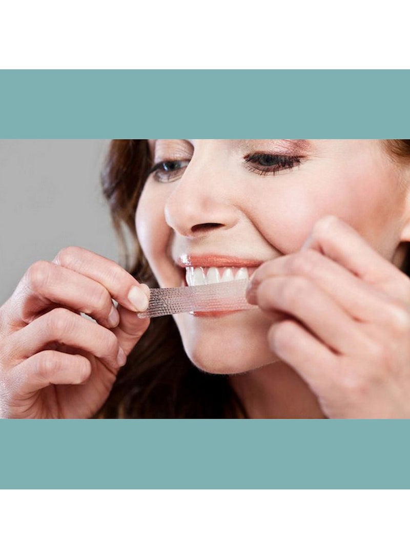 VILILY 28 Pcs 3D White Teeth Whitening Strip Dental Whitening Kit 100% Genuine Branded for Express Fast Result Treatments Professional Whitener Enamel & Stains Removal | Unisex 14 Pairs - Image 3