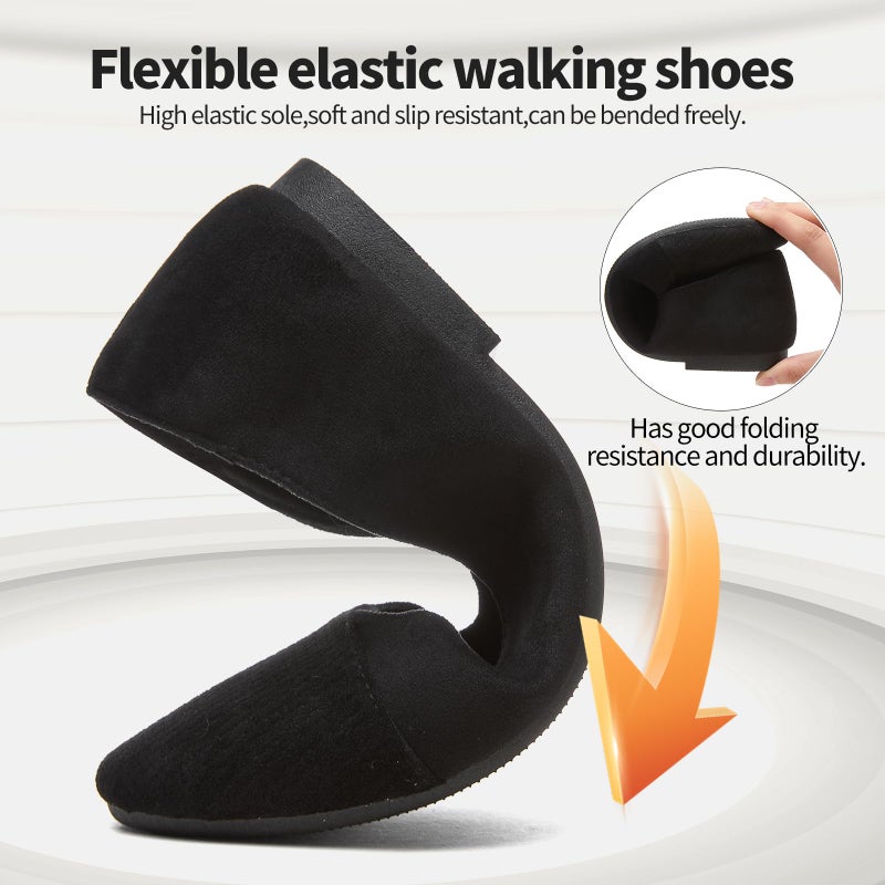 hash bubbie Women's Flats Shoes Black Ballet Flats Dress Shoes for Women Slip on Comfortable Dressy Loafers (Black.US8) - Image 4