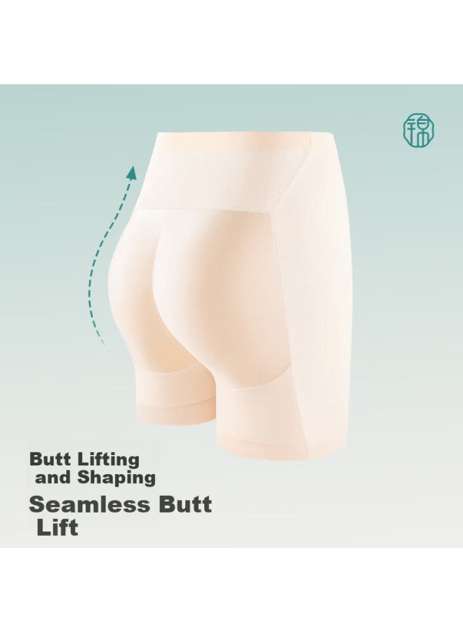 Jindu High-waist Shaping Seamless Lifting Panties Peach Hip Enhancer Nude Xxl - Image 1