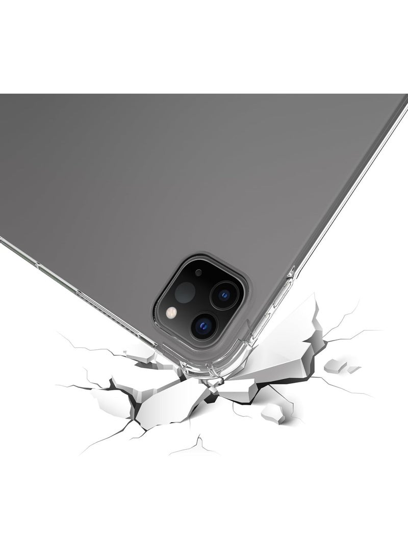 new Case for iPad Air 13" 2024,TPU Soft Lightweight Protective Cover Anti-Scratch Back Shockproof Phone Case for iPad Pro 13 Inch (Clear) - Image 3