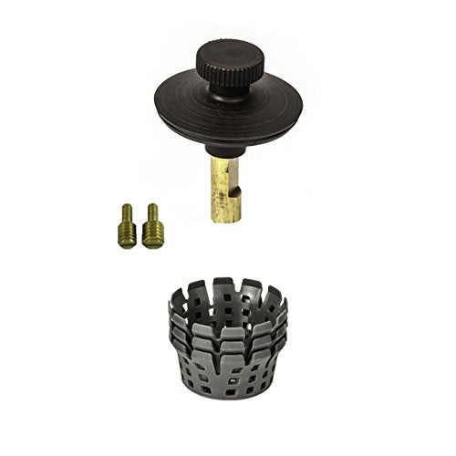 PermaFLOW PF WaterWorks PF0951-ORB Universal Lift n Turn, (Twist Close) Bath Tub/Bathtub Drain Stopper Includes 3/8" and 5/16" Fittings - Image 1