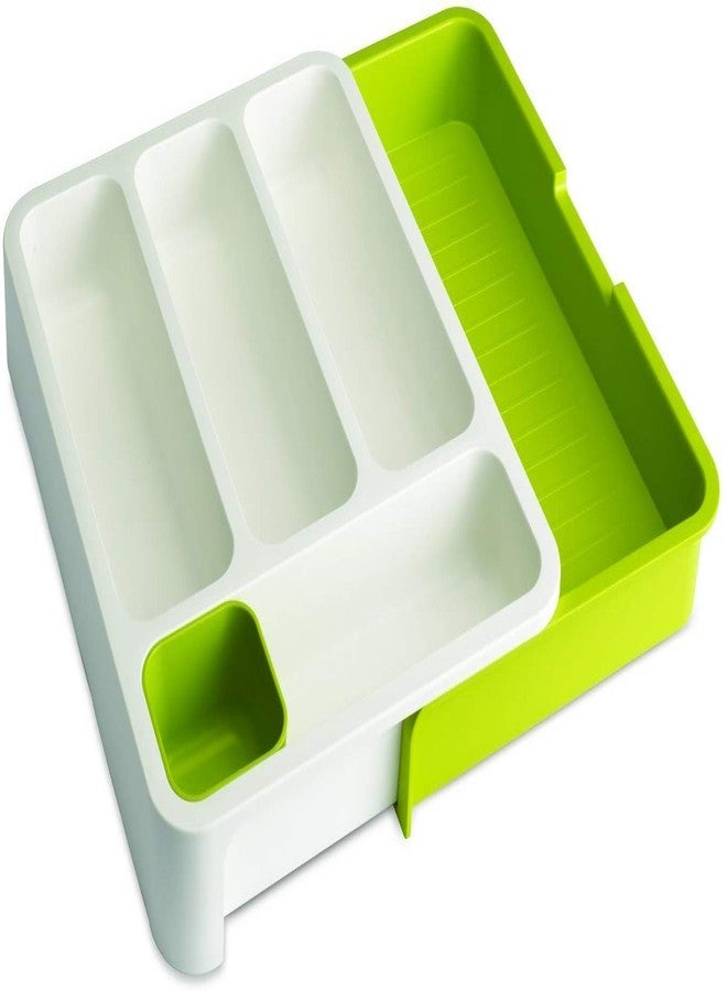 BLAPOXE Kitchen Drawer Expandable Cutlery Tray Plastic Drawer Holder for Spoon,Knives etc Utensils Storage Organizer - Image 1
