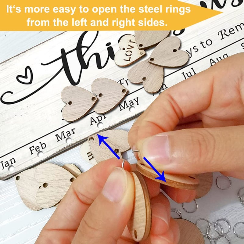 WISIEW Grandma Mother Best Christmas Gifts from Son in Law  Family Birthday Tracker Calendar Board Wall Hanging to Reminder Important Day  Gifts for Mom Birthday Unique Ideas for Christmas Gift  Birthday - Image 4
