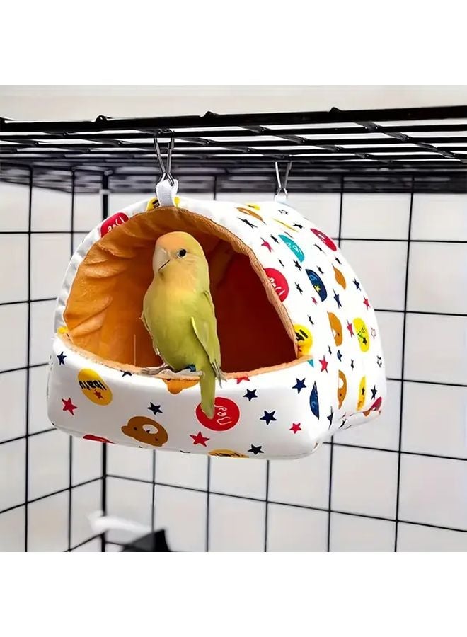 برج قفص عش الطيور الدافئ المتوسط سرير مريح للحيوانات الأليفة للببغاوات وعصافير الكناري والطيور والهامستر - Image 2