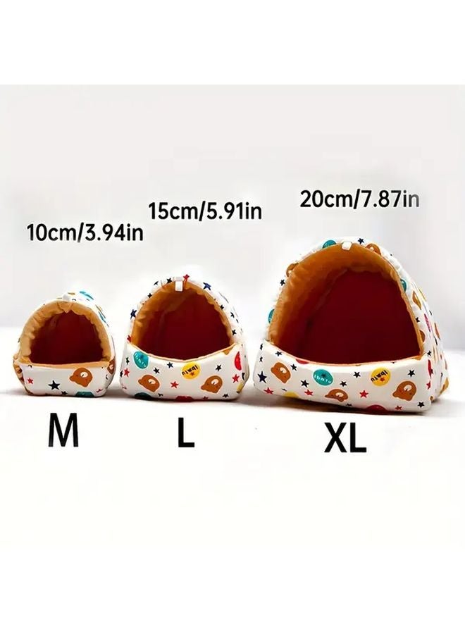 برج قفص عش الطيور الدافئ المتوسط سرير مريح للحيوانات الأليفة للببغاوات وعصافير الكناري والطيور والهامستر - Image 3