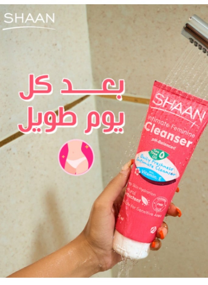 شان شان منظف أنثوي حميم مع فيتامين E 250 مل  - Image 2