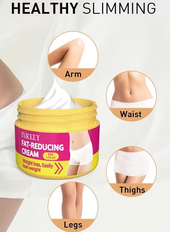 Fat Burner Slimming Body Massage Sculpting Cream 50g, Anti Cellulite Cream for Belly Waist Thighs Abdomen ocks Firming Tighten Skin - Image 3