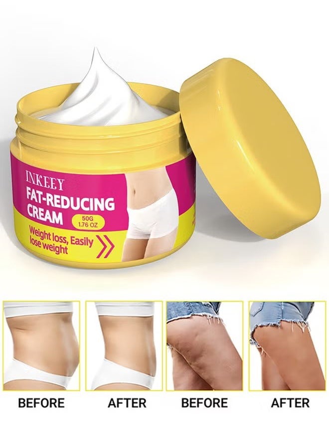 Fat Burner Slimming Body Massage Sculpting Cream 50g, Anti Cellulite Cream for Belly Waist Thighs Abdomen ocks Firming Tighten Skin - Image 1