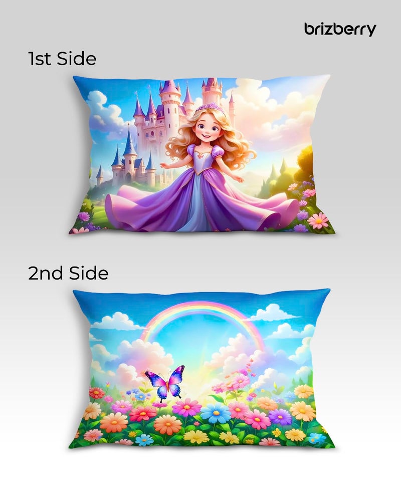 Brizberry ® Kids Pillow Cushion with Super Soft Fabric | Animal & Cartoon Prints | 12x18 inches (Design 13) - Image 2