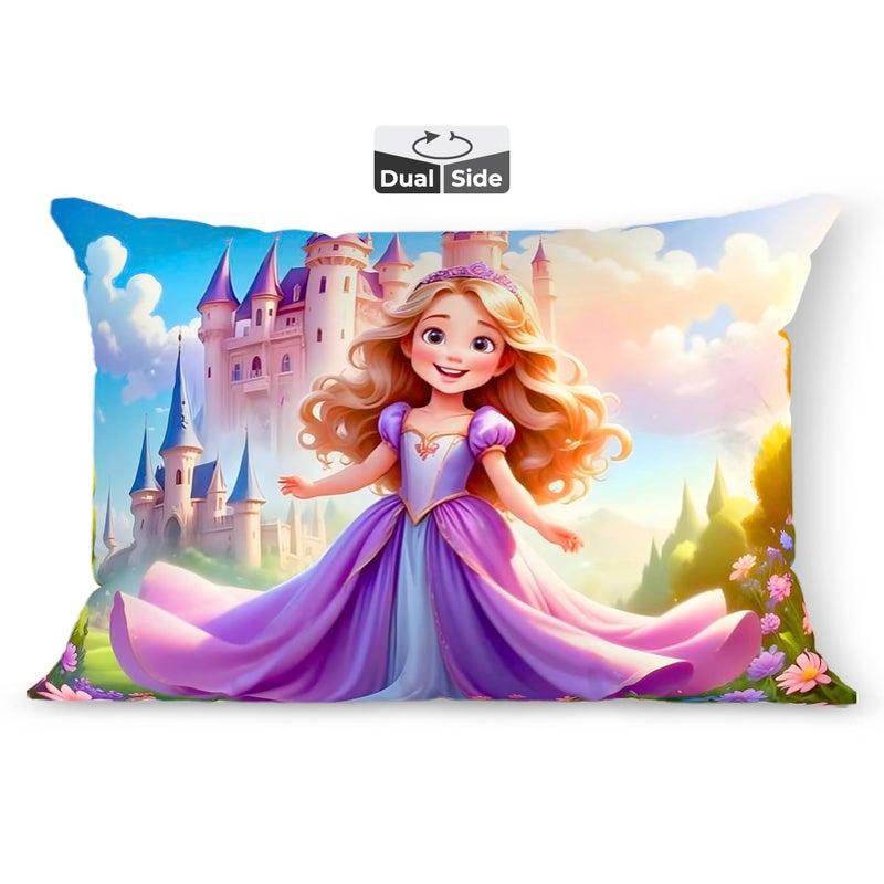 Brizberry ® Kids Pillow Cushion with Super Soft Fabric | Animal & Cartoon Prints | 12x18 inches (Design 13) - Image 1