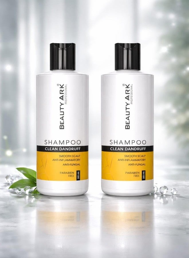 Beauty Ark Clean Dandruff Hair Shampoo, Smooth Scalp, Anti-Inflammatory, Anti-Fungal, Parabeen Free, 200ml (Pack of 2) - Image 1