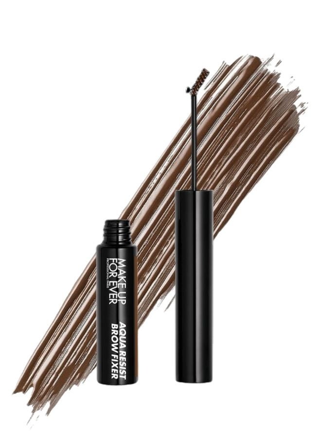 MAKE UP FOR EVER Aqua Resist Brow Fixer 30 - Soft Brown– Water-Resistant Long-Wear Brow Gel, Smudge-Proof Flexible Hold, 5 ml - Image 1