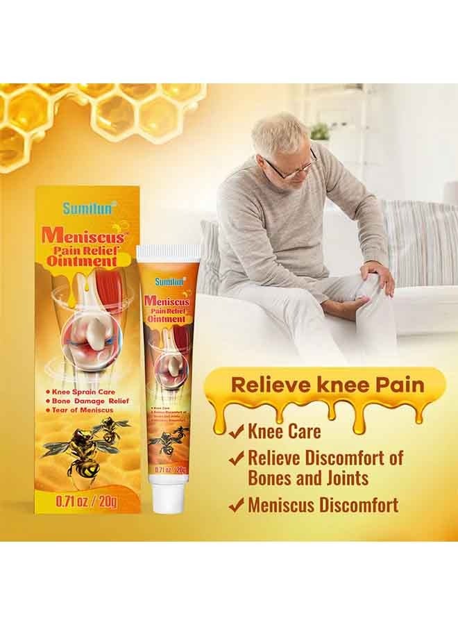 Sumifun Meniscus Pain Relief Ointment - Relieve Pain in Neck, Shoulders, Back, Hips, Joints, Muscles, Knees and Feet Muscle Pain Relief Cream  - Image 5