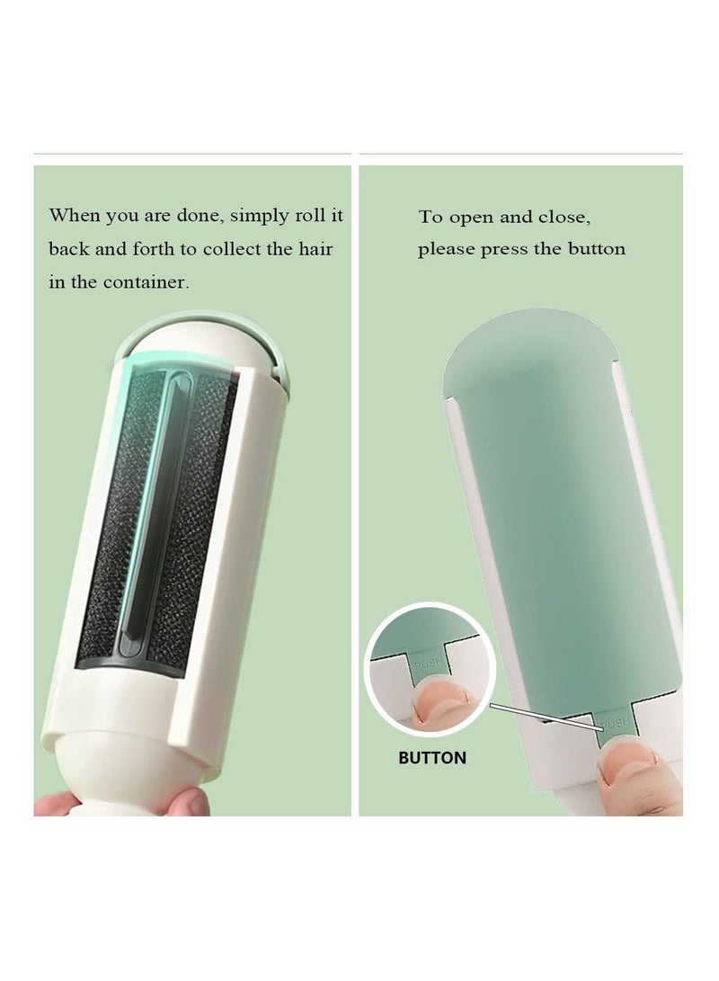 SOLARAE Pet Hair Remover Roller, 2PCS Dog Hair Remover, Hair Remover Roller, Reusable Lint Brush, Dog Cat Remover Roller, Fluff Remover for Clothes, for Carpet, Clothes, Bedding, Sofa - Image 3