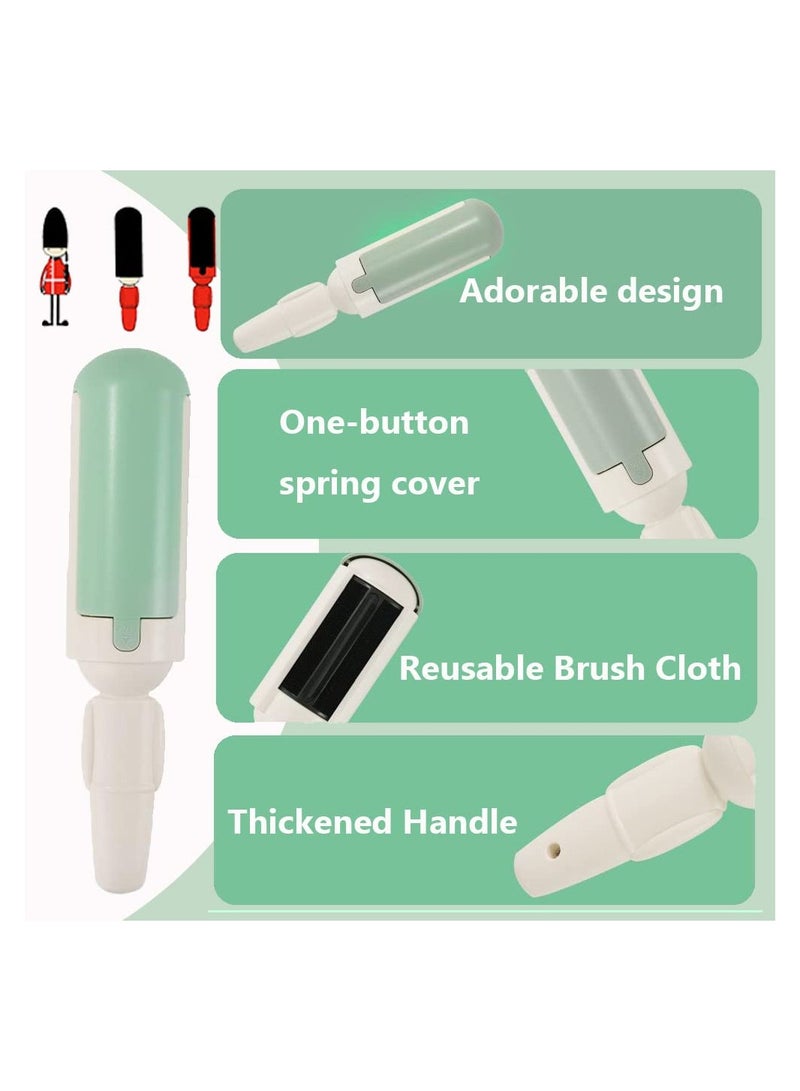 SOLARAE Pet Hair Remover Roller, 2PCS Dog Hair Remover, Hair Remover Roller, Reusable Lint Brush, Dog Cat Remover Roller, Fluff Remover for Clothes, for Carpet, Clothes, Bedding, Sofa - Image 4