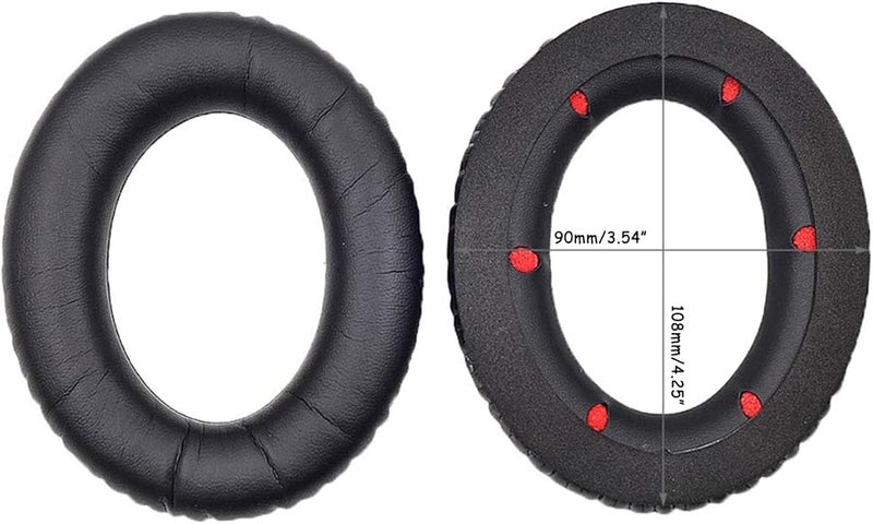 وسائد أذن بديلة لحشوة سماعة الرأس للألعاب HyperX Cloud Revolver S باللون الأسود - Image 5
