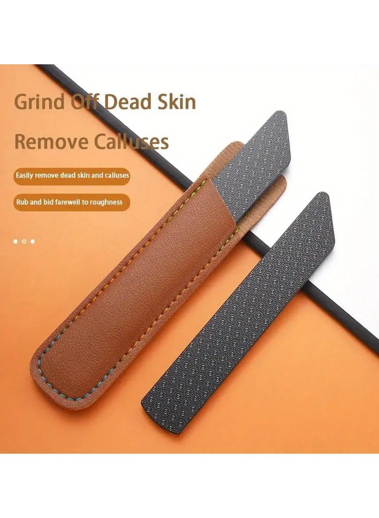 يوكانبي مجموعة مبرد الجلد النانو لليدين والقدمين، مزيل الكالو، مقشر الجلد الميت، أداة باديكير من الزجاج - Image 5