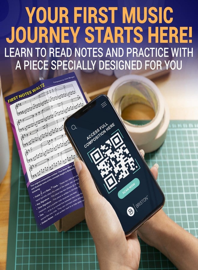 بريستون بطاقات تعليمية للمبتدئين في موسيقيي بريستون - 70 بطاقة تعليمية - النوتات الأولى، التدوين الأساسي، مفاتيح الإشارة والنوتات - بطاقات تعليمية للأطفال في مجال الموسيقى والفرق الموسيقية - أداة تعليمية للمعلمين أو الطلاب في المنزل لدراسة الفنون - Image 5
