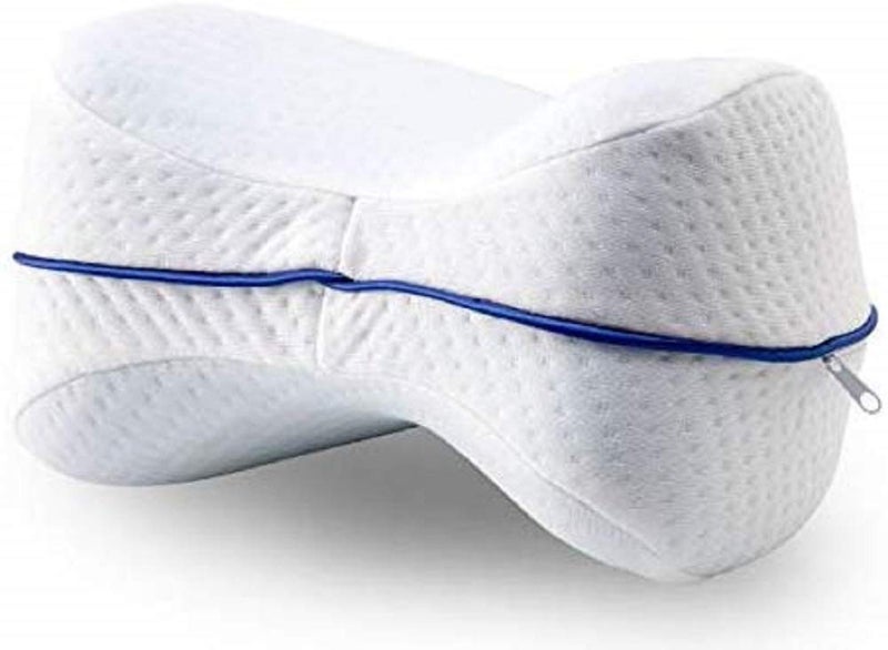 Dhruheer Multipurpose Orthopedic Knee Pillow For Sciatica Pain Relief Leg Pain Back Pain Hip and Joint Pain Pregnancy Pain Relief Product Memory Foam Leg Knee Pillow Leg Foot Support Pillow - Image 5