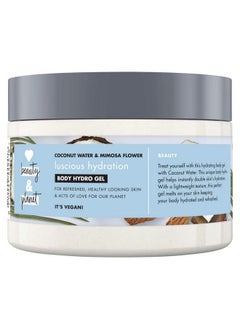 love beauty and planet Coconut Water And Mimosa Flower Vegan Body Moisturiser Hydrating And Refreshing Hydro Gel For Women 250Ml  - Image 1