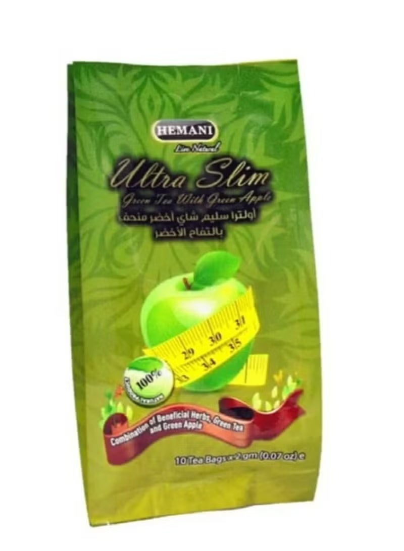 Himani Green tea for slimming, Ultra Slim with green apple, 20 grams