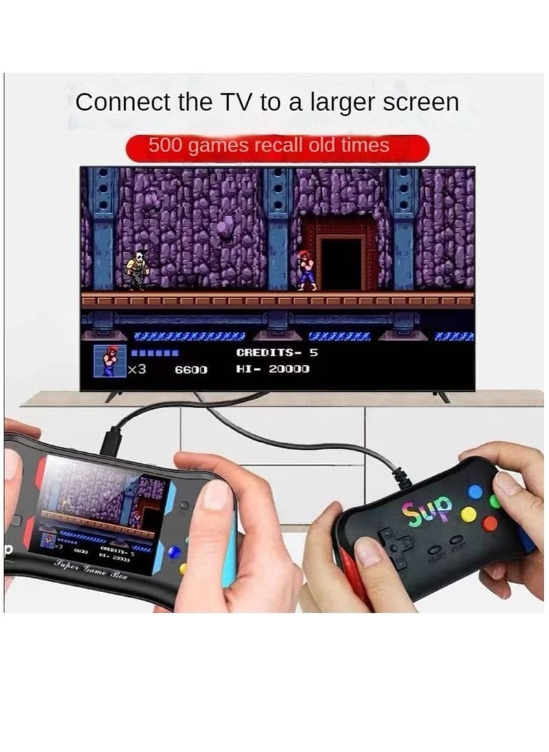 500 In 1 Game Console For Two Player Support Connection TV