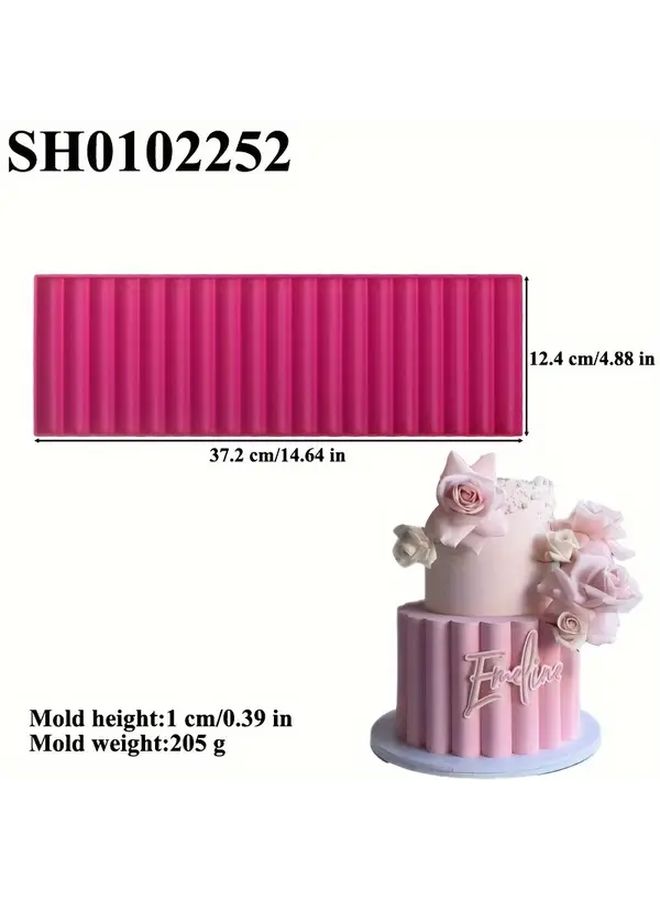 Versatile Silicone Cake Border Mold 2252 for Baking Weddings Birthdays Parties - Image 2