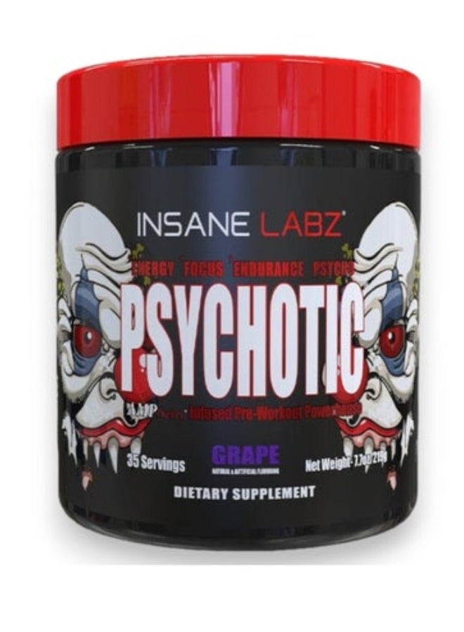Psychotic, Grape Flavour, 35 Servings