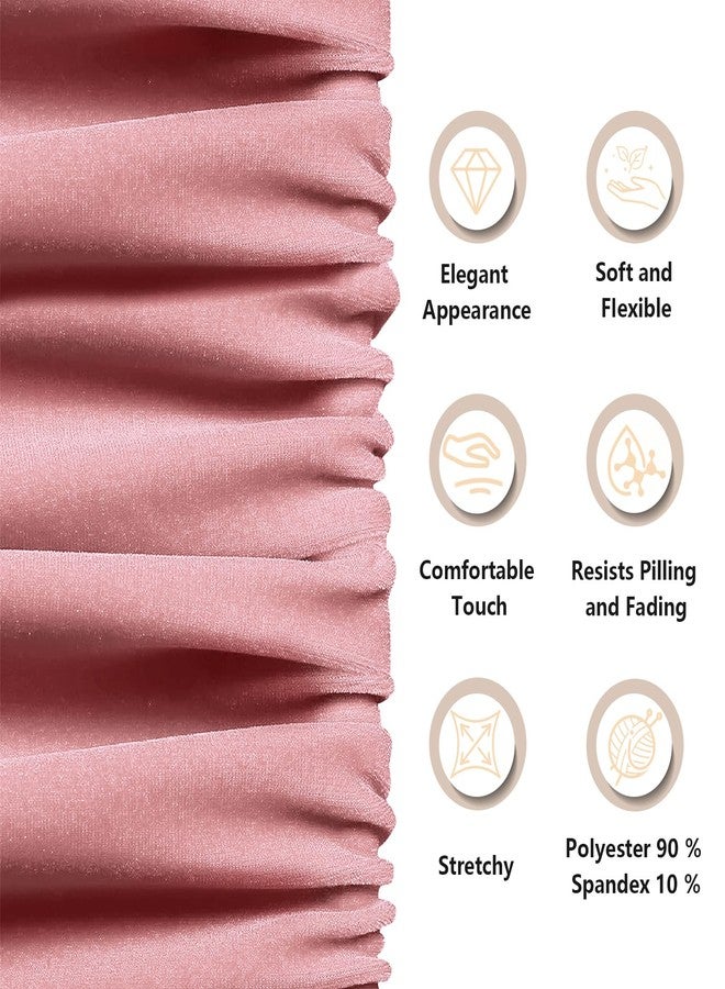 KKJIAF Dusty Rose Stretch Velvet Fabric 60 Inch Wide, 1 Yard Soft Stretchy Fabric for Sewing Clothes, Apparel, Costume, Crafts - 90% Polyester 10% Spandex - Image 3