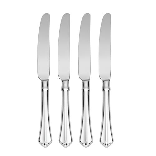 Oneida Juilliard Fine Flatware Dinner Knives, 0.65 LB, Metallic - Image 3