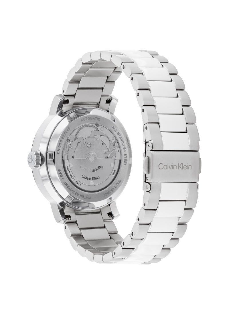 CALVIN KLEIN CALVIN KLEIN ROUND ANALOG UNISEX'S BROWN CASE WATCH - 25300018  - Image 2