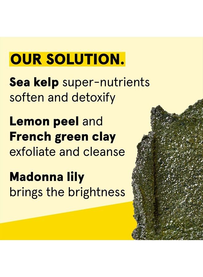 Acure مقشر الوجه المفتح - 4 أونصة سائلة - لجميع أنواع البشرة، عشب البحر والطين الأخضر الفرنسي - ينعم ويزيل السموم وينظف البشرة - Image 3