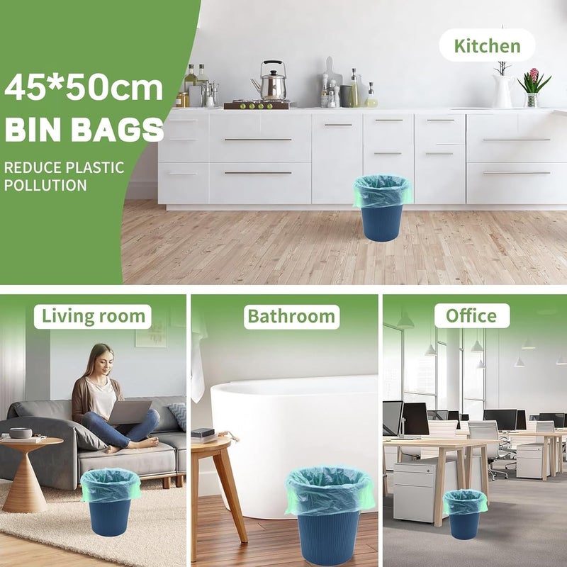 Maykela Small Garbage Bag 50 Bin Bags Green,45 * 50CM - Image 5
