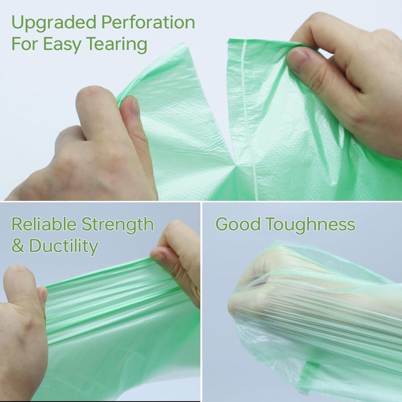 Maykela Small Garbage Bag 50 Bin Bags Green,45 * 50CM - Image 3