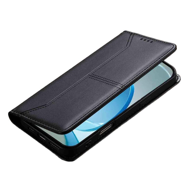 TPU Protective for Samsung Galaxy A36 with Strong Magnetic and Card Holder and Kickstand in Brown for Desk Setup - Image 4