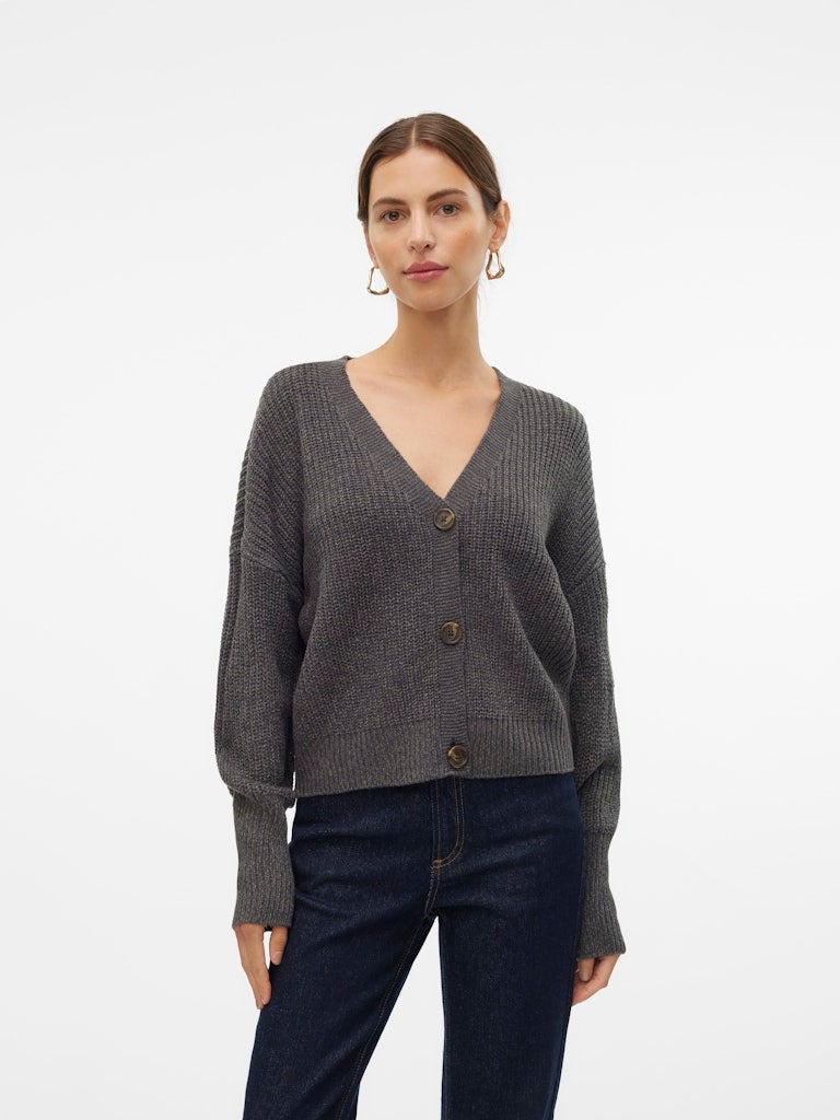 VERO MODA VMLEA LS V-NECK CUFF CARDIGAN NOOS - Image 1