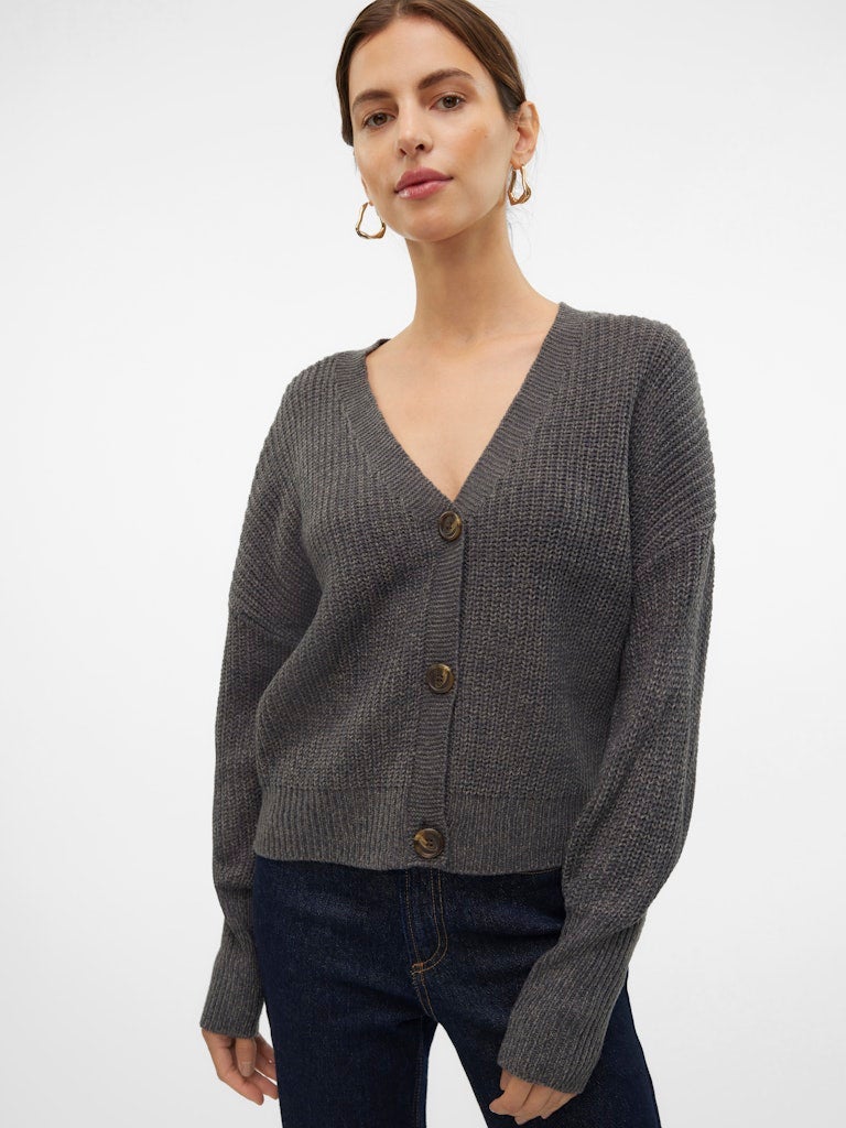 VERO MODA VMLEA LS V-NECK CUFF CARDIGAN NOOS - Image 3