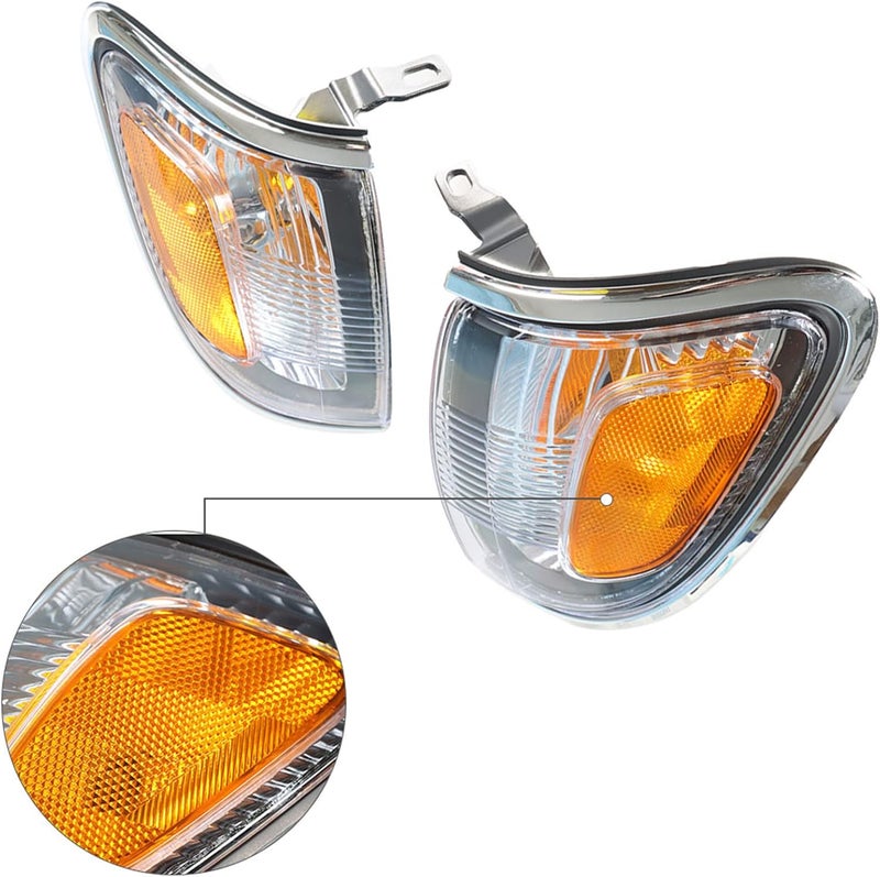 SEBLAFF 1 Pair of Park Signal Corner Marker Lights for 2001-2004 Tacoma Pickup Truck - Image 4