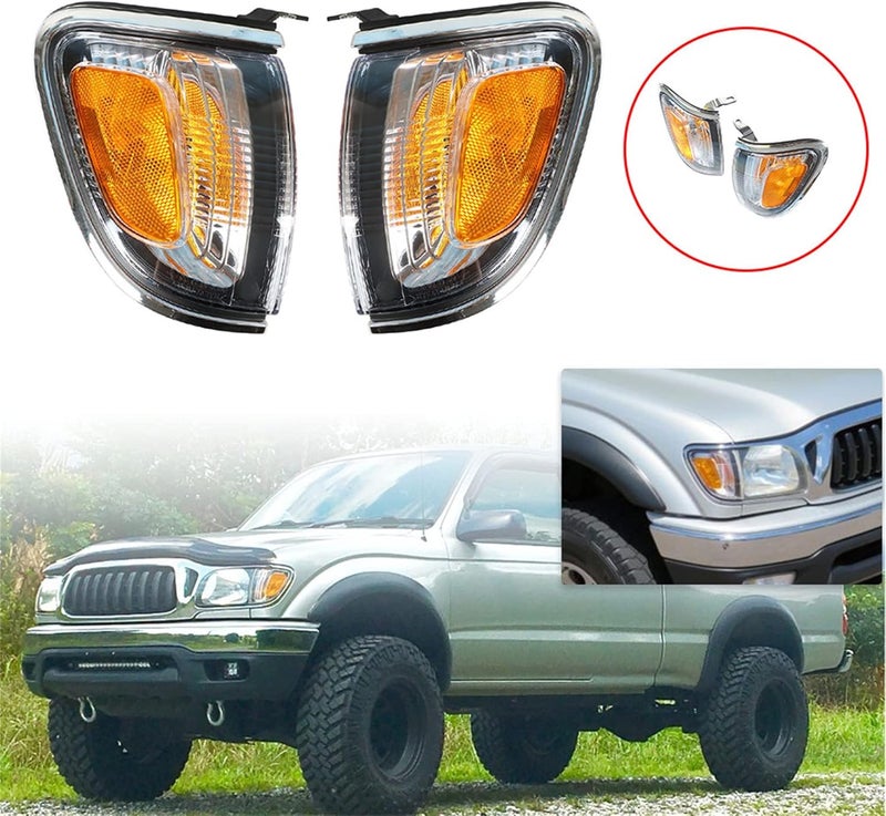 SEBLAFF 1 Pair of Park Signal Corner Marker Lights for 2001-2004 Tacoma Pickup Truck - Image 2