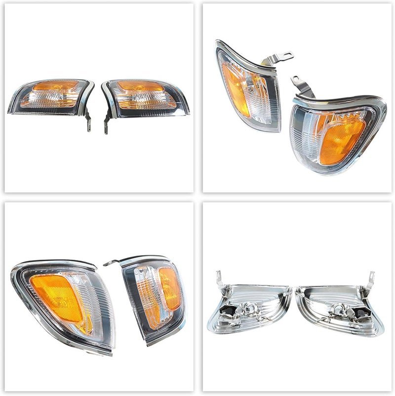 SEBLAFF 1 Pair of Park Signal Corner Marker Lights for 2001-2004 Tacoma Pickup Truck - Image 3