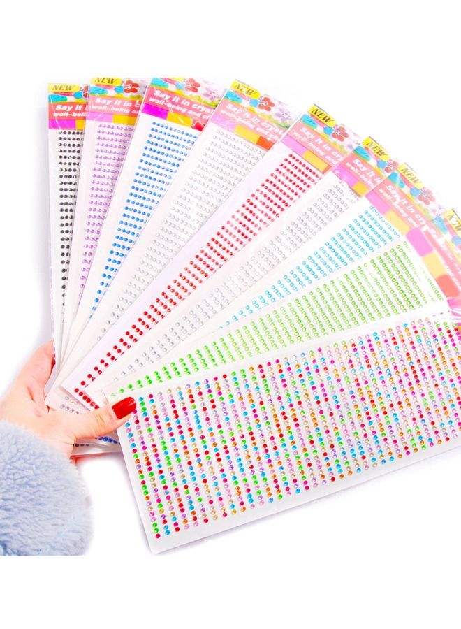 646 Pieces Crystal Tattoo Sticker For Face and Body - Image 2