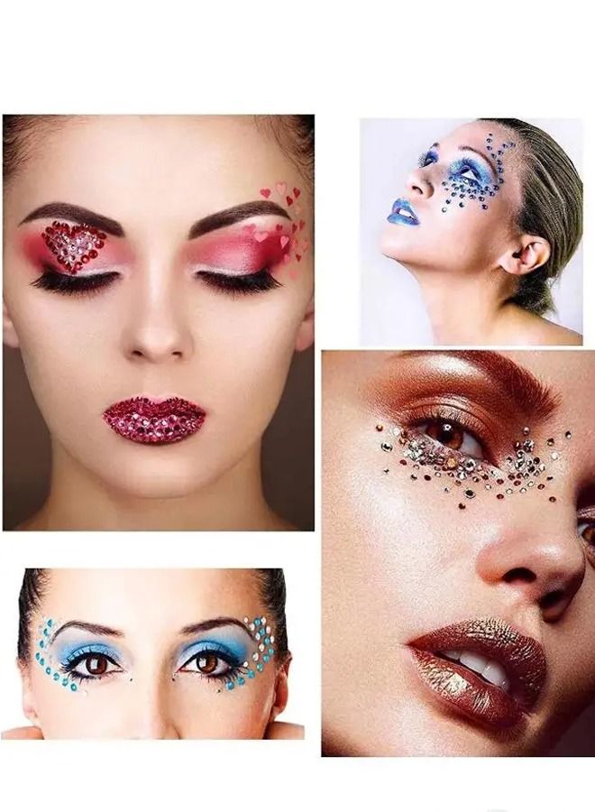 646 Pieces Crystal Tattoo Sticker For Face and Body - Image 5