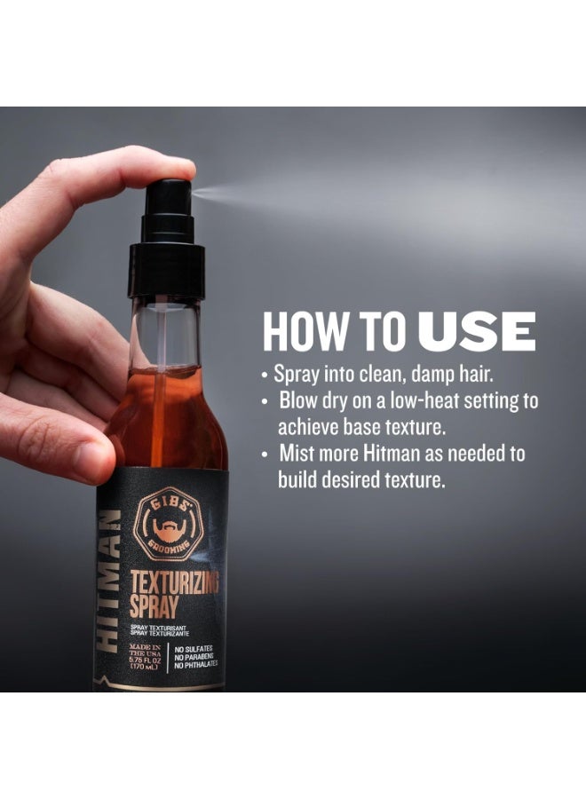 GIBS Grooming Hitman Texturizing Spray, 5 Fl Oz - Image 5