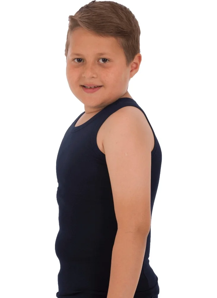 The Don Navy Blue Color Boys Undershirt